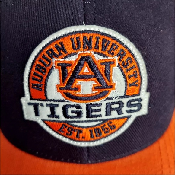 Auburn Tigers Hat White Blue Orange Trucker Mesh Snapback Cap OSFA New NCAA SEC - Picture 2 of 4